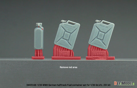 DEFモデル DM35149 1/35 WWII ドイツ Sd.Kfz.251C/D型 燃料用ジェリカンラックセット (アカデミー/ ドラゴン/ AFVクラブ用)