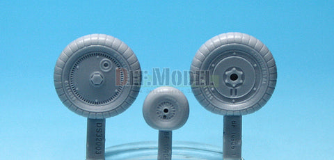 DEFモデル DS32003 1/32 メッサーシュミット Bf109G-6 自重変形タイヤ 1(レベル/ 他キット用)