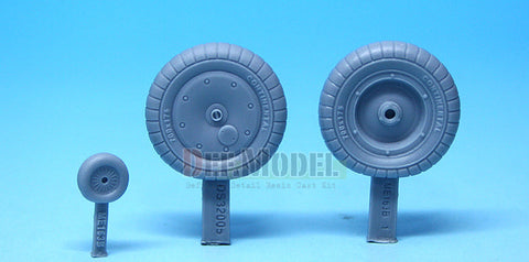 DEFモデル DS32005 1/32 メッサーシュミット Me163B コメート 自重変形タイヤ 1 (モンモデル用)