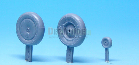 DEFモデル DS32006 1/32 メッサーシュミット Me163B コメート 自重変形タイヤ 2 (モンモデル用)