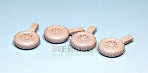 DEFモデル DS48001 1/48 TBF/TBM アベンジャー 自重変形メインタイヤ (アキュレイトミニチュア用)