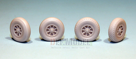 DEFモデル DS48001 1/48 TBF/TBM アベンジャー 自重変形メインタイヤ (アキュレイトミニチュア用)