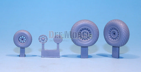 DEFモデル DS48002 1/48 B-25 ミッチェル 自重変形タイヤ (アキュレイトミニチュア用)