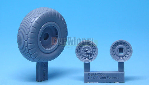 DEFモデル DS48004 1/48 B-17F/G フライングフォートレス 自重変形タイヤ 2 (レベル用)