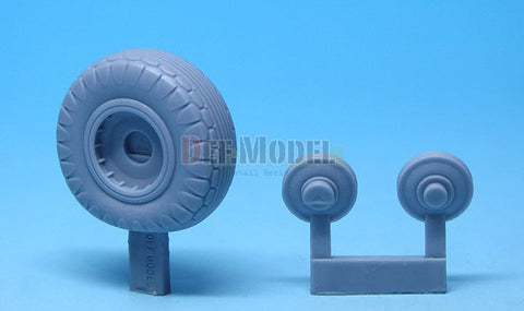 DEFモデル DS48004 1/48 B-17F/G フライングフォートレス 自重変形タイヤ 2 (レベル用)