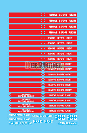 DEFモデル DS48006 1/48 F-4B/C/D ファントムII FOD カバーセット (アカデミー用)