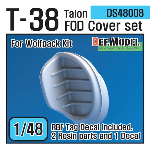 DEFモデル DS48008 1/48 T-38A タロン FOD カバーセット (ウルフパック用)