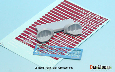 DEFモデル DS48008 1/48 T-38A タロン FOD カバーセット (ウルフパック用)