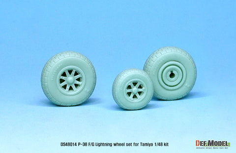 DEFモデル DS48014 1/48 ロッキード P-38 ライトニング 自重変形タイヤ (タミヤ用)