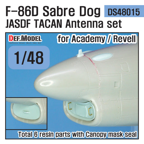 DEFモデル DS48015 1/48 ノースアメリカン F-86D セイバードッグ 航空自衛隊 TACANアンテナセット (アカデミー/ レベル用)