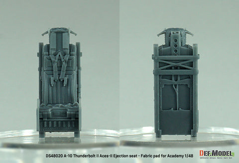 DEFモデル DS48020 1/48 A-10 サンダーボルトII 自重変形タイヤセット 機関砲砲口付 (布パッド) (アカデミー用)