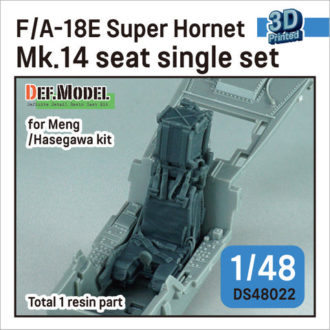 DEFモデル DS48022 1/48 F/A-18E スーパーホーネット Mk.14イジェクションシート 単座(モンモデル/ハセガワ 他キット用)