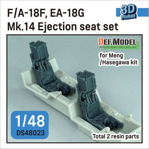 DEFモデル DS48023 1/48 F/A-18F スーパーホーネット、EA-18G グラウラー Mk.14イジェクションシート 複座 (モンモデル/ハセガワ 他キット用)