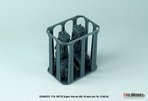 DEFモデル DS48023 1/48 F/A-18F スーパーホーネット、EA-18G グラウラー Mk.14イジェクションシート 複座 (モンモデル/ハセガワ 他キット用)