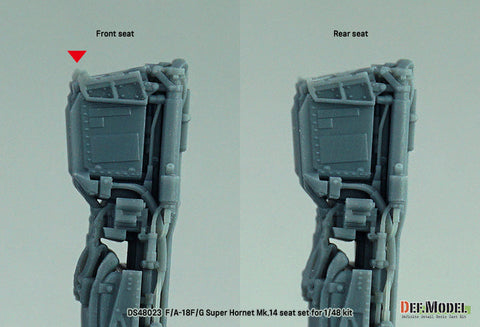 DEFモデル DS48023 1/48 F/A-18F スーパーホーネット、EA-18G グラウラー Mk.14イジェクションシート 複座 (モンモデル/ハセガワ 他キット用)