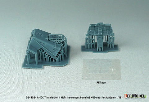 DEFモデル DS48024 1/48 A-10C サンダーボルトII インストルメントパネル・HUD アカデミー用 (アカデミー用)