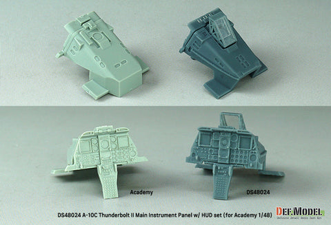 DEFモデル DS48024 1/48 A-10C サンダーボルトII インストルメントパネル・HUD アカデミー用 (アカデミー用)