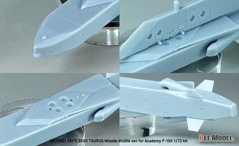 DEFモデル DS72001 1/72 韓国 KEPD350K タウルスミサイルセット(アカデミー F-15K用)