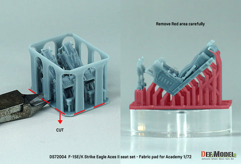 DEFモデル DS72004 1/72 F-15E/K ストライクイーグル ACES-II イジェクションシート 布張りタイプ (アカデミー用)