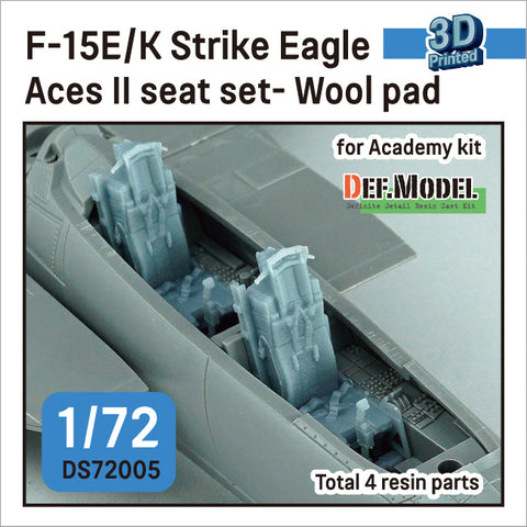 DEFモデル DS72005 1/72 F-15E/K ストライクイーグル ACES-II イジェクションシート ウールタイプ (アカデミー用)
