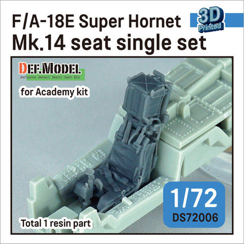 DEFモデル DS72006 1/72 F/A-18E スーパーホーネット Mk.14 イジェクションシート (アカデミー用)