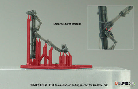 DEFモデル DS72009 1/72 韓国空軍 KF-21 ポラメ ランディングギアセット (アカデミー用)