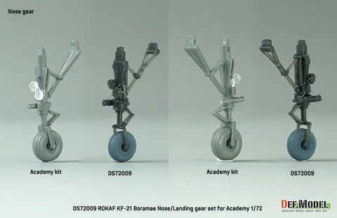 DEFモデル DS72009 1/72 韓国空軍 KF-21 ポラメ ランディングギアセット (アカデミー用)