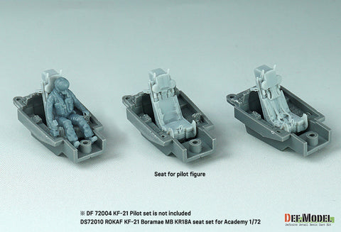 DEFモデル DS72010 1/72 韓国空軍 KF-21 ポラメ MB KR18A イジェクションシート (アカデミー用)