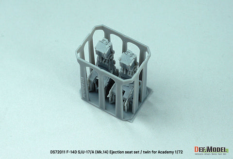 DEFモデル DS72011 1/72 F-14D トムキャット SJU-17/A (Mk.14) イジェクションシート (アカデミー用)