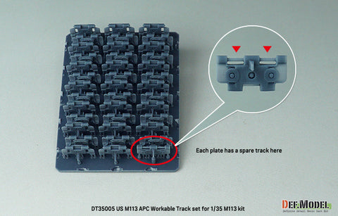 DEFモデル DT35005 1/35 アメリカ M113 APC 可動履帯セット(各社対応)