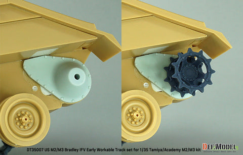 DEFモデル DT35007 1/35 アメリカ M2/M3 ブラッドレー APC 初期型 可動履帯セット(各社対応)