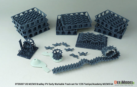 DEFモデル DT35007 1/35 アメリカ M2/M3 ブラッドレー APC 初期型 可動履帯セット(各社対応)