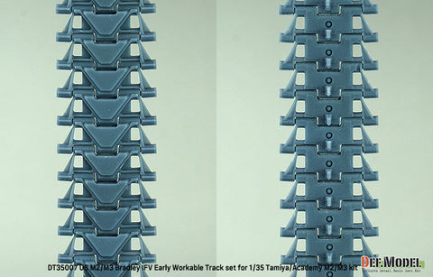 DEFモデル DT35007 1/35 アメリカ M2/M3 ブラッドレー APC 初期型 可動履帯セット(各社対応)