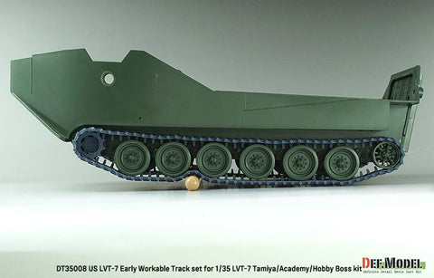 DEFモデル DT35008 1/35 アメリカ LVT-7 初期型 可動履帯セット(各社対応)