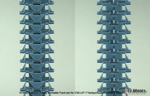DEFモデル DT35008 1/35 アメリカ LVT-7 初期型 可動履帯セット(各社対応)