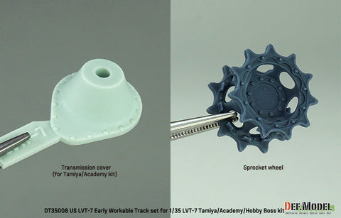 DEFモデル DT35008 1/35 アメリカ LVT-7 初期型 可動履帯セット(各社対応)