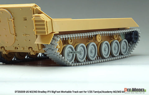 DEFモデル DT35009 1/35 アメリカ M2/M3 ブラッドレー APC ビッグフット 可動履帯セット(各社対応)