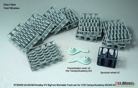 DEFモデル DT35009 1/35 アメリカ M2/M3 ブラッドレー APC ビッグフット 可動履帯セット(各社対応)