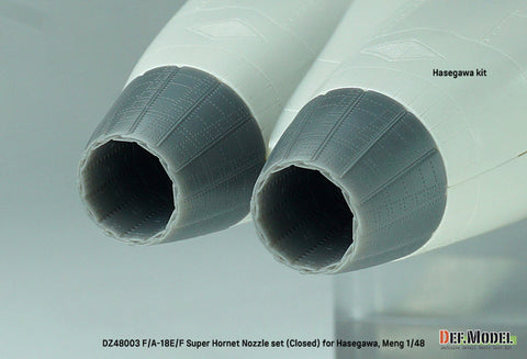 DEFモデル DZ48003 1/48 F/A-18E/F スーパーホーネット 排気ノズル クローズ(ハセガワ/ モンモデル 用)