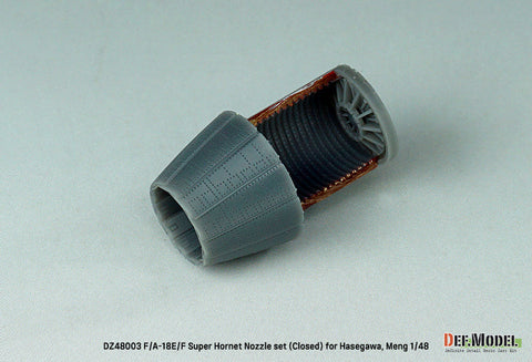 DEFモデル DZ48003 1/48 F/A-18E/F スーパーホーネット 排気ノズル クローズ(ハセガワ/ モンモデル 用)