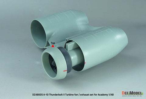 DEFモデル DZ48005 1/48 A-10 サンダーボルトII タービンファン/排気ノズルセット (アカデミー用)