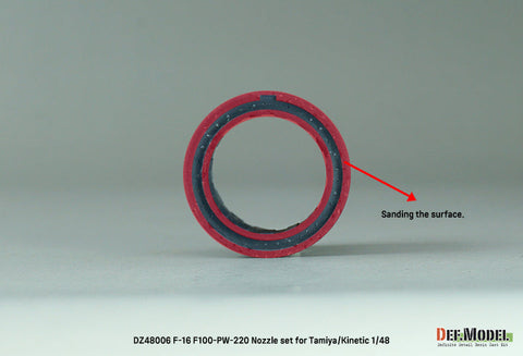 DEFモデル DZ48006 1/48 F-16 F100-PW-220 排気ノズル (タミヤ/キネティック用)