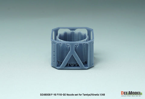DEFモデル DZ48008 1/48 F-16 F110-GE 排気ノズル (タミヤ/キネティック用)