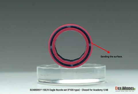 DEFモデル DZ48009 1/48 F-15E/K イーグル F100タイプ 排気ノズル クローズ(アカデミー用)