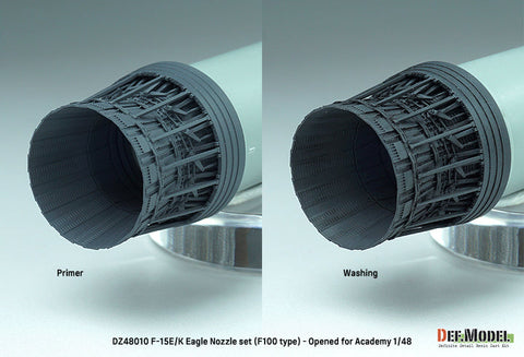 DEFモデル DZ48010 1/48 F-15E/K イーグル F100タイプ 排気ノズル オープン (アカデミー用)