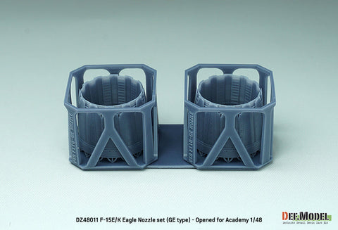 DEFモデル DZ48011 1/48 F-15E/K イーグル GEタイプ 排気ノズル オープン (アカデミー用)