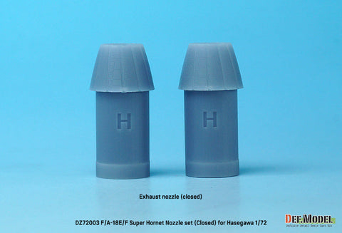 DEFモデル DZ72003 1/72 F/A-18E/F/G スーパーホーネット用排気ノズル クローズ(ハセガワ用)