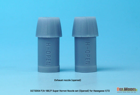 DEFモデル DZ72004 1/72 F/A-18E/F/G スーパーホーネット用排気ノズル オープン(ハセガワ用)