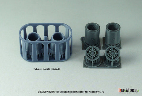 DEFモデル DZ72007 1/72 韓国空軍 KF-21 ポラメ 排気ノズル クローズ (アカデミー用)