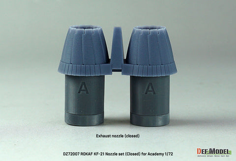 DEFモデル DZ72007 1/72 韓国空軍 KF-21 ポラメ 排気ノズル クローズ (アカデミー用)